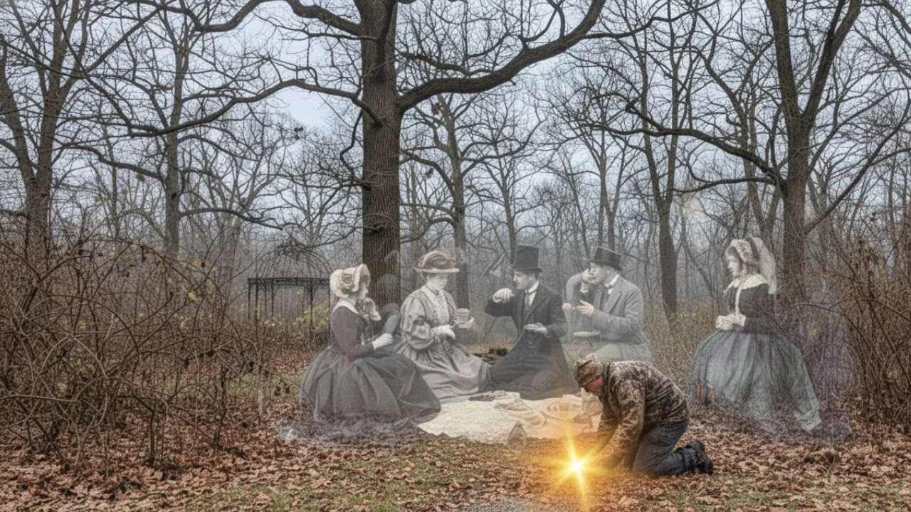 Шокирующие находки: поиски металла в заброшенном викторианском парке
