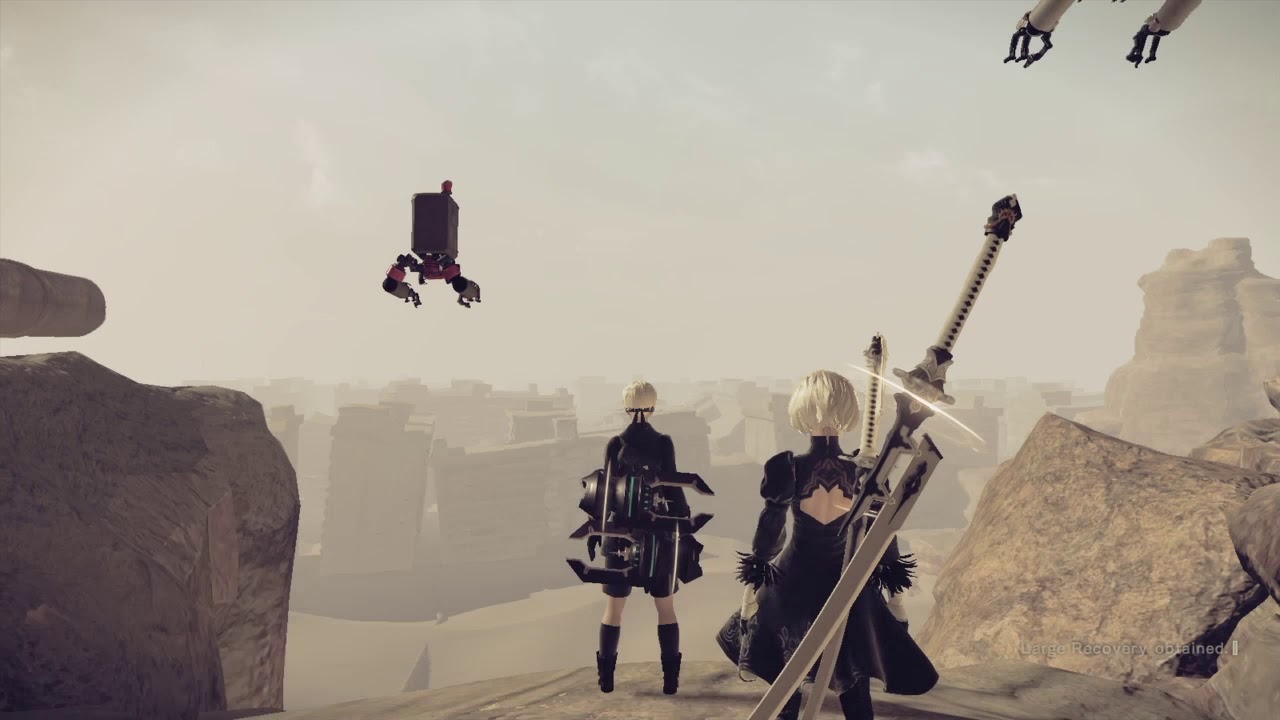 NieR Automata 9S Part 3 Desert Ruins YouTube