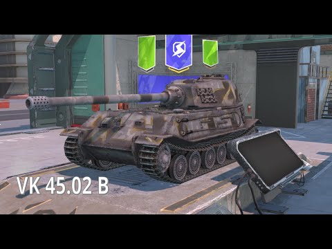 Видео: VK 45.02 B - Тапок, которым можно пришибить! / Wot Blitz