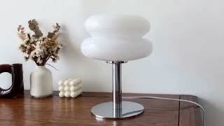 Modern Glass Lampshade Table Lamp