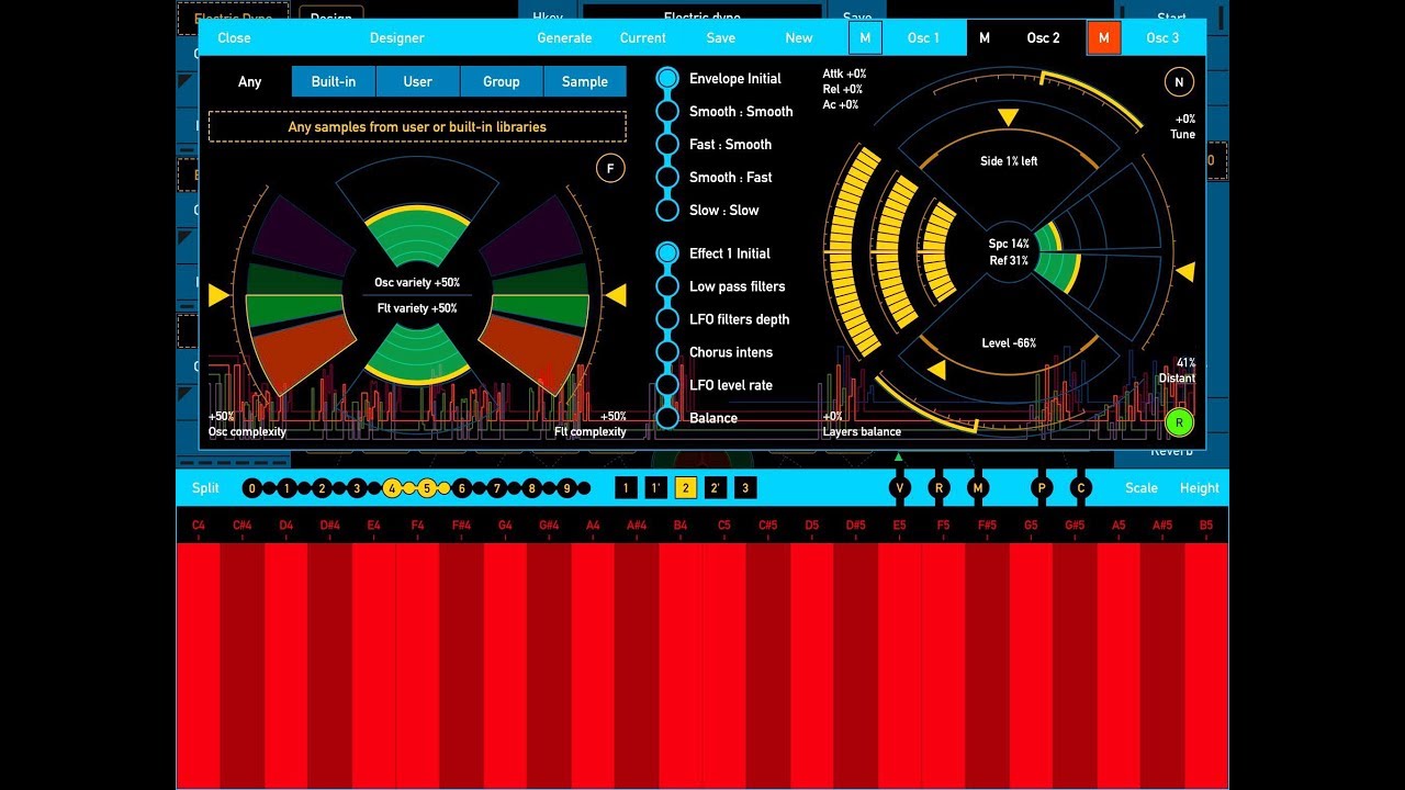 SYNTHSCAPER - The New Preset Designer - Demo for the iPad