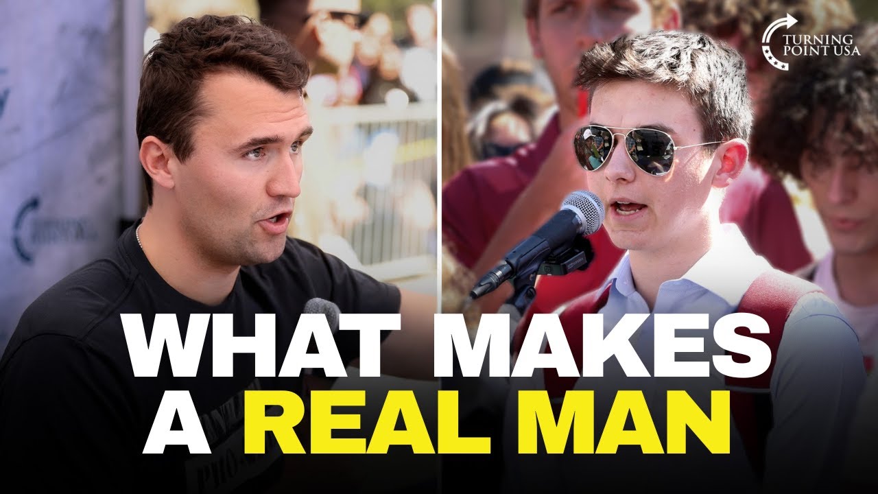 Charlie Kirk on What It Means to Be a Man in Modern America