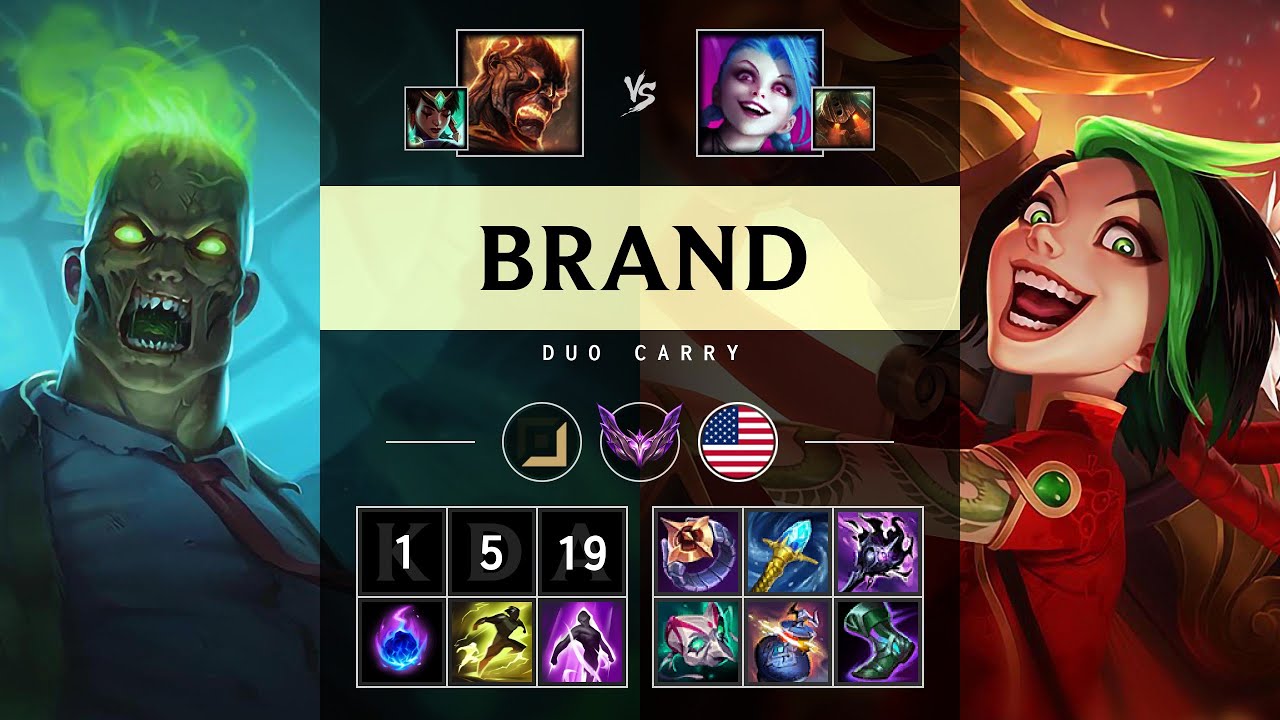 Brand Carry vs Jinx - NA Master Patch 25.13