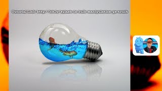 Splash in Bulb Photo Manipulation using Android on Photoshop [PS Touch] • BEazzy Shifts screenshot 5