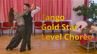 Tango Gold Star Level Choreography | Outside Spin, Spanish Drag, Five Step