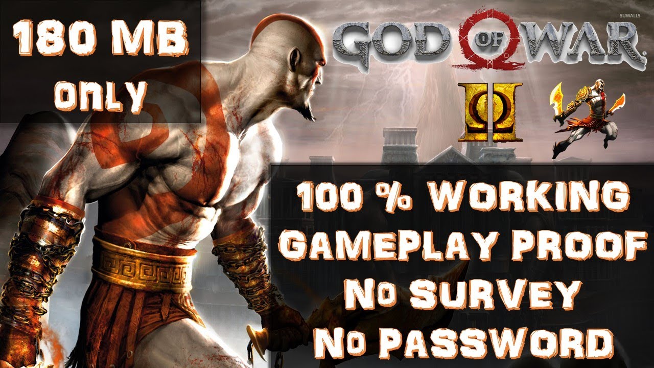 PC - GOD OF WAR 2(full game) Direct DOWNLOAD, 2017, 100% working, No  SURVEYS