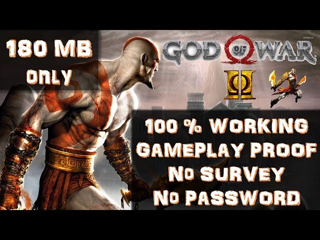 PC - GOD OF WAR 2(full game) Direct DOWNLOAD, 2017, 100% working, No  SURVEYS