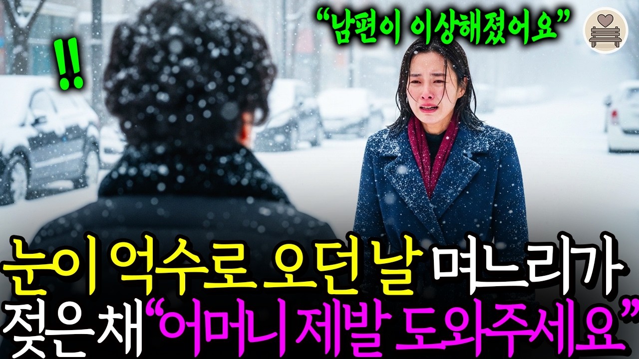 눈이 억수로 오던 날 며느리가 찾아와 