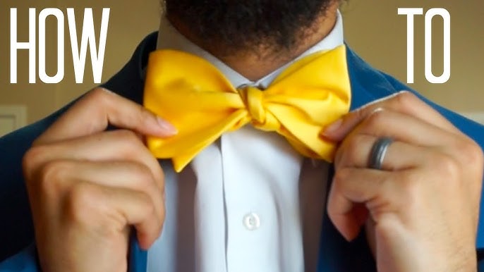 JOUR 9 : TUTO NOEUD PAPILLON FACILE - EASY BOW TIE DIY 