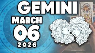 Famous 𝐆𝐞𝐦𝐢𝐧𝐢 ♊ THIS GOOD NEWS🤗WILL MAKE YOU SMILE!☺🥳 Horoscope for today MARCH 6 2026 🔮 #horoscope #new Wealth