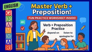 Master Verbs + Prepositions in English! 💪🎓 | Fun Quizzes 🧩✨ | English Grammar | Collocations screenshot 5