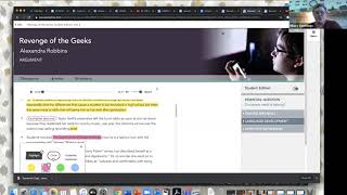 11.12: ENGLISH II: Lesson Overview and Annotation Online