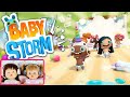 ANI y ONA juegan a ser NIÑERAS en la GUARDERÍA de los BEBÉS más TRAVIESOS BABY STORM Gameplay