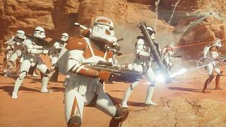 Clone Troopers vs Bounty Hunters - STAR WARS JEDI SURVIVOR NPC Wars