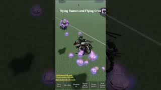 Flying Ramens and Orbs in Ninja tycoon #roblox #ninja #naruto #narutoshippuden #glitch