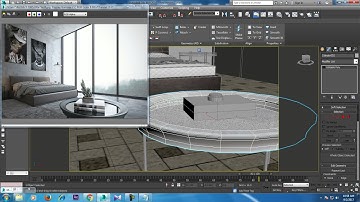 Tutorial on Modeling texturing and lighting an interior in 3dsmax using Vray ( Part 4)