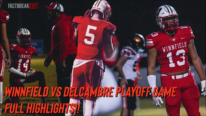 Winnfield vs Delcambre Playoff Game Full Highlight...