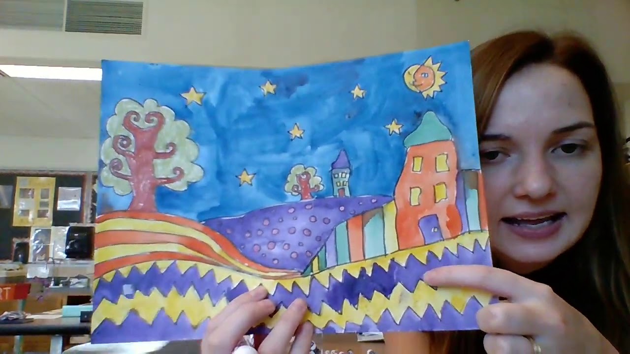 4th Grade- Abstract Representational Art