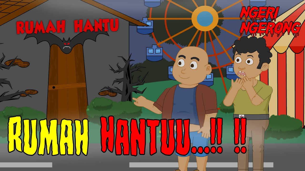  Rumah  Hantu  Animasi  Horor Lucu Ngeri Ngerong YouTube