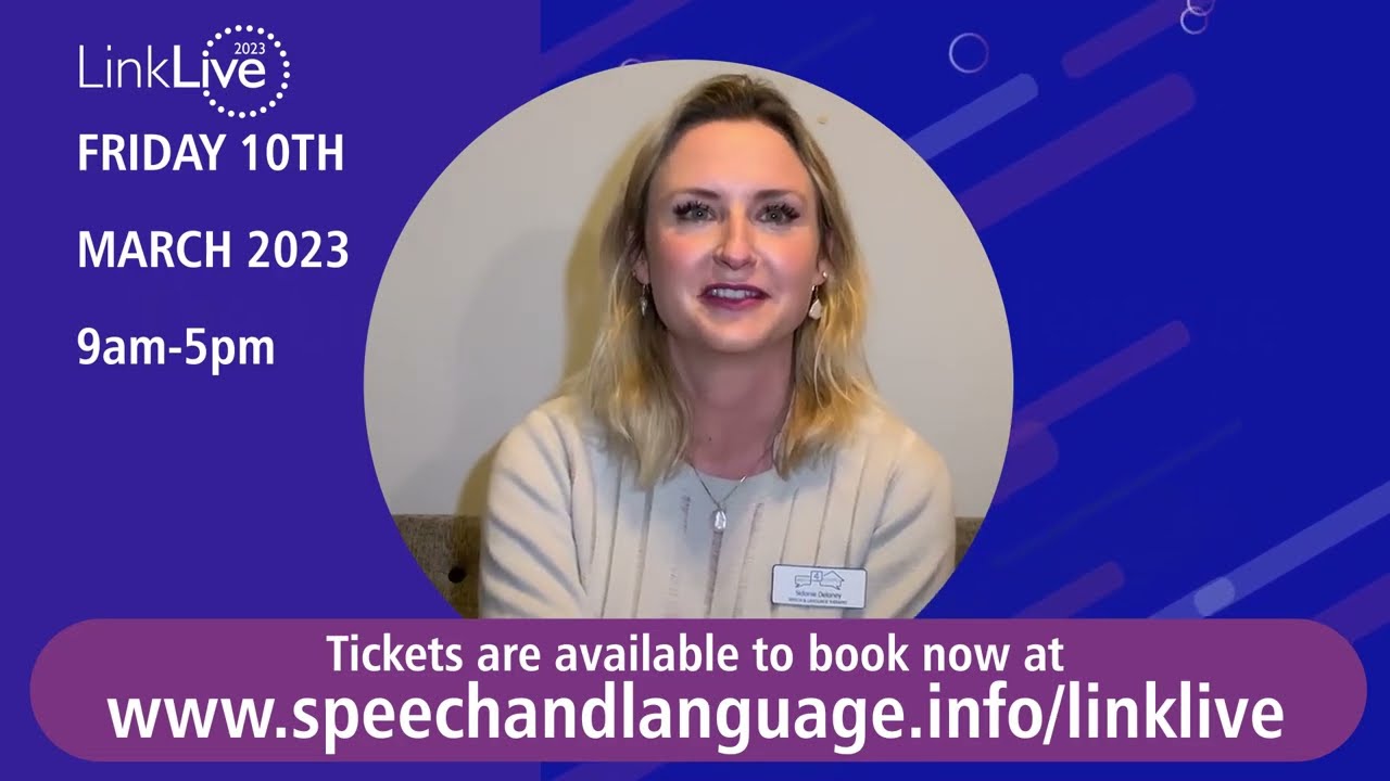 The Link Live online speech and language conference for schools is back