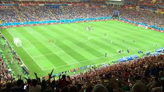 Iceland fans Viking clapping