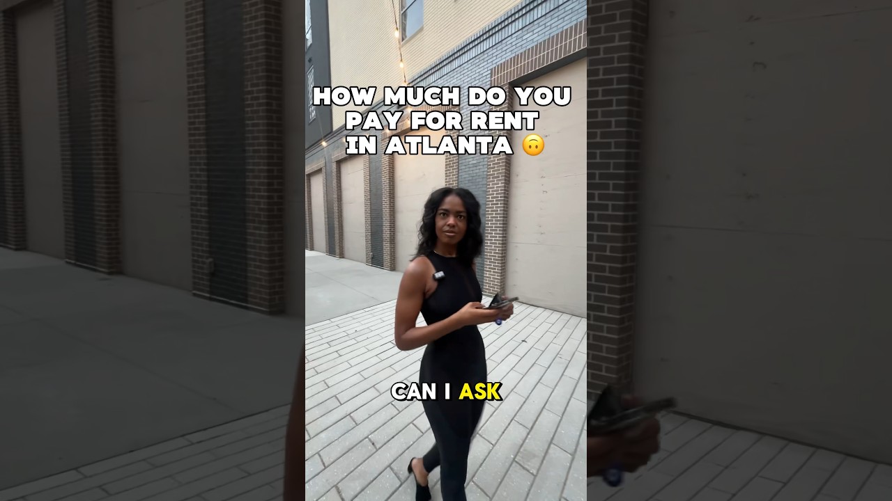 How much do you pay for rent? #atlanta #apartmenttour #capcutedit #atl #livingalone #luxuryapartment