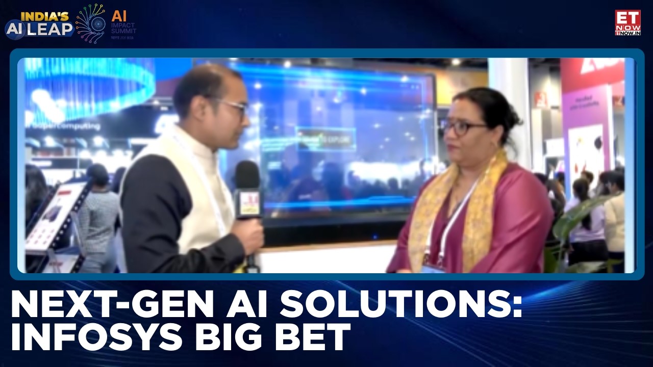 Infosys Showcases Game-Changing Tech At India AI Summit | ET Now Exclusive | Business News | ET Now
