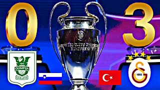 Olimpija Ljubljana 0-3 Galatasaray | UCL 2023-2024