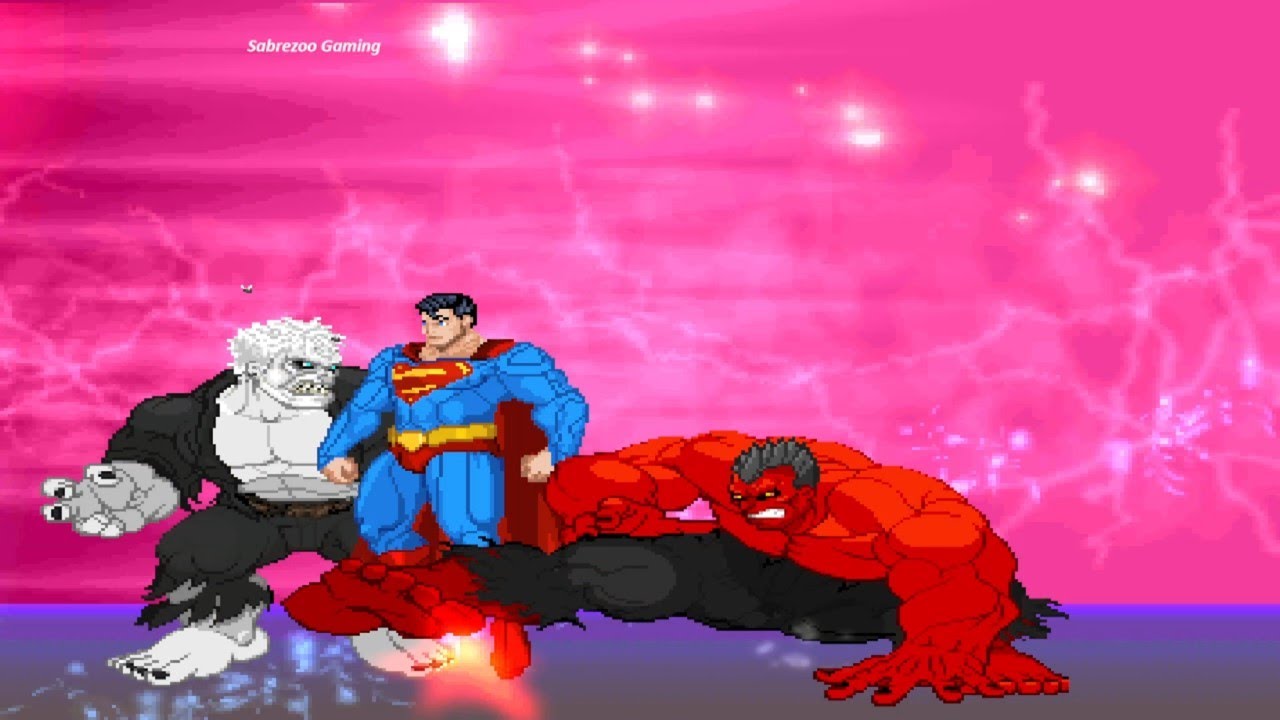 Superman vs Red Hulk & Solomon Grundy | INSANE EPIC SUPER BATTLE ...