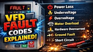 Common VFD Faults You Must Know (Overvoltage, Overcurrent, Ground Fault)