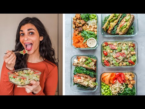 HEALTHY VEGAN LUNCHES FROM MONDAY TO FRIDAY (+ PDF guide)