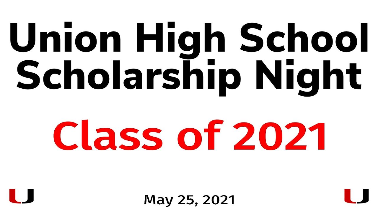 Scholarship Night - UHS Class of 2021 - YouTube