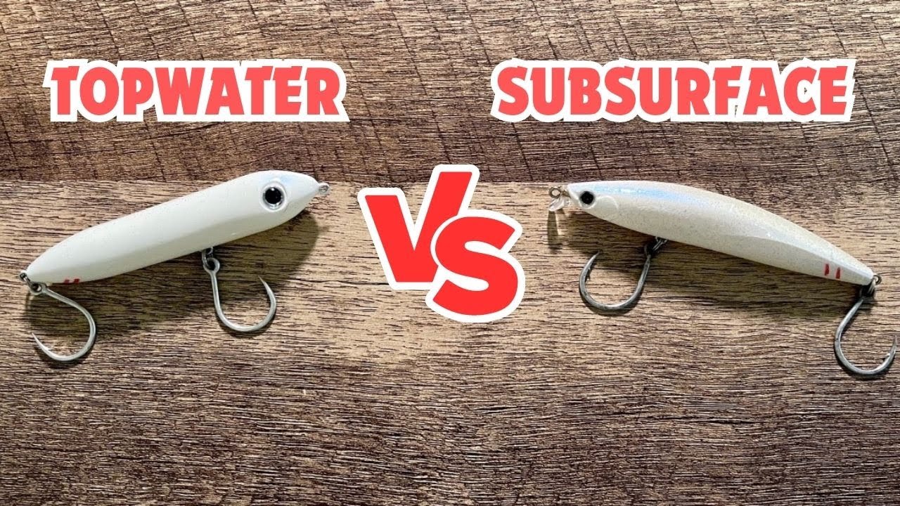 Topwater Lures VS. Subsurface Plugs (When To Use Them)