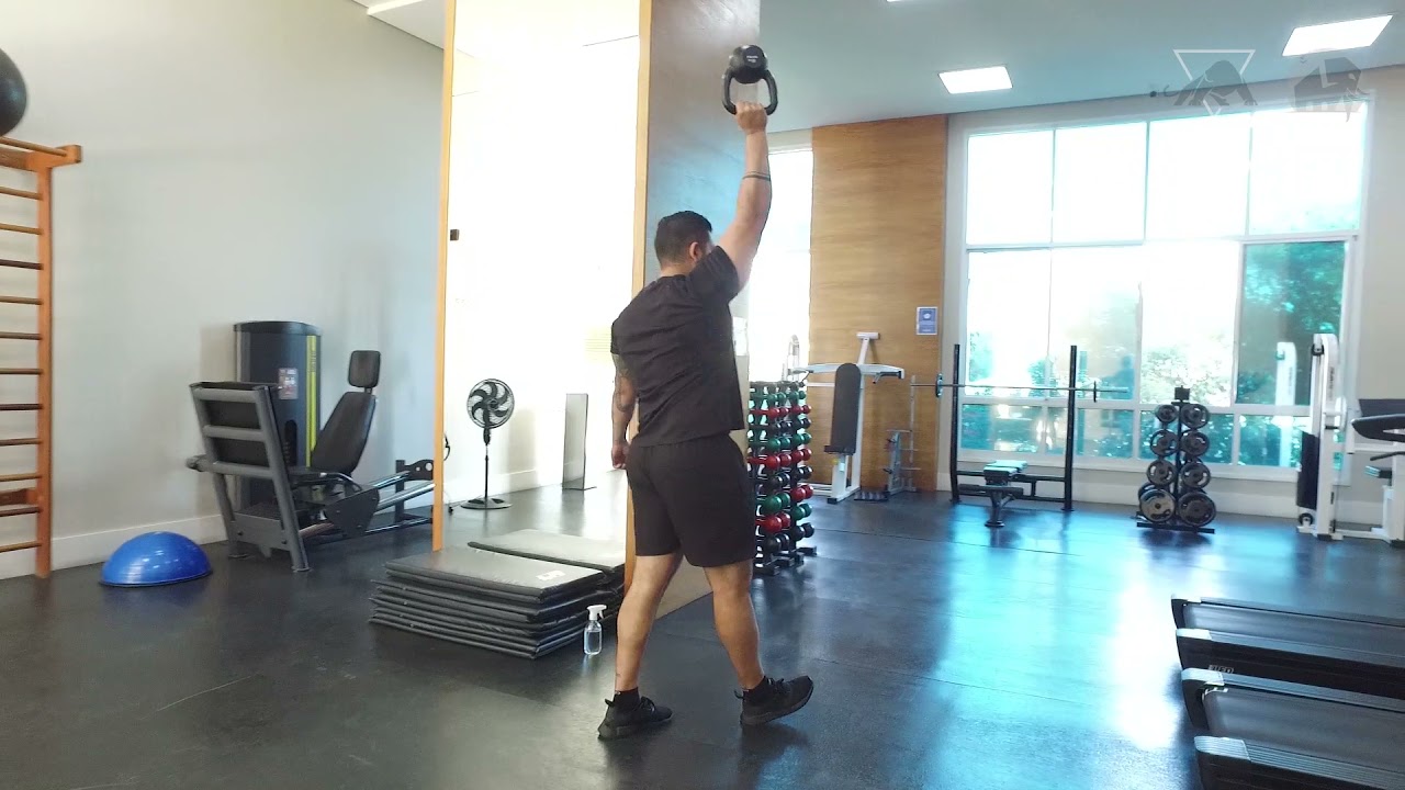 Single Arm Bottom Up Kettlebell Overhead Carry Walk YouTube