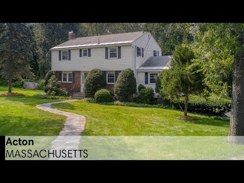 19 Patriots Road, Acton, MA home video tour