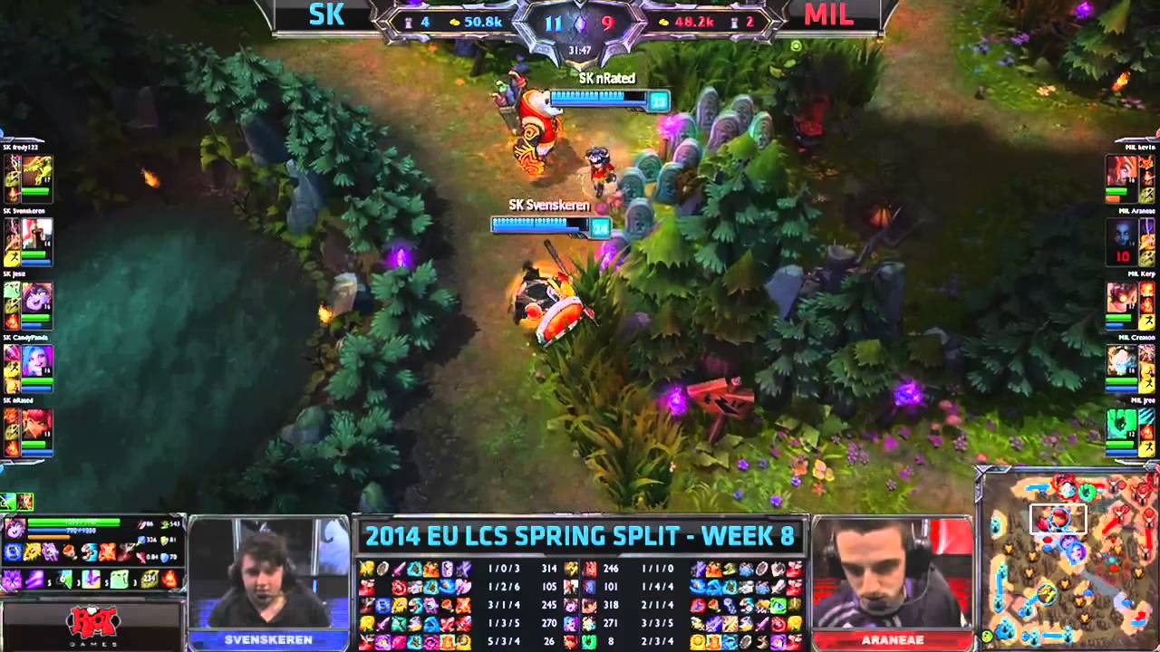 [EU LCS 2014] W8D1 - SK vs MIL