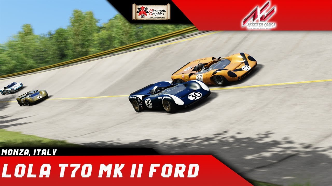 [Assetto Corsa] Monza's oval banking is everything but smooth - YouTube
