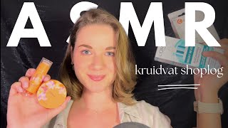 ASMR | ☆ Kruidvat shoplog ☆ | tapping, crinkle sounds, chit chat & meer | Dutch | ASMaRja