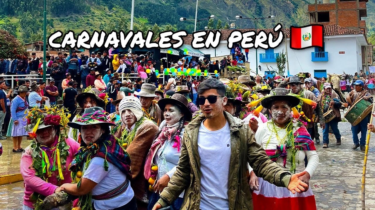 Como son los carnavales en Perú, cultura, costumbres y mucha pero mucha agua y pintura.