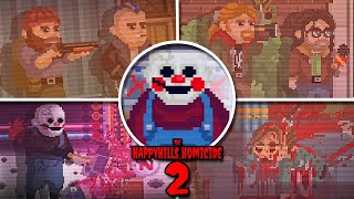 The Happyhills Homicide 2: Out For Blood - Full Walkthrough & Ending (Act 1-3 Showcase)