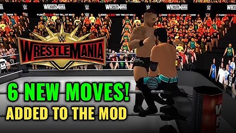 WR3D MOD | WR3D NEW MOVES IN WRESTLEMANIA MOD | NEW MOVES MOD LINK | WR3D WRESTLEMANIA MOD BY MT