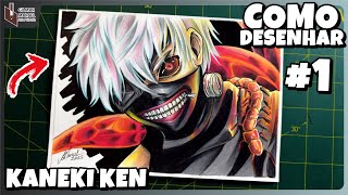 How to Draw Kaneki Ken from Tokyo Ghoul Step by Step #1 screenshot 3