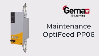 OptiFeed PP06 Maintenance