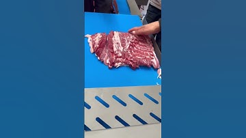 Fresh meat parallel cutting machine