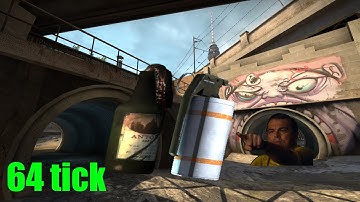 CSGO Overpass some useful 64 tick nades