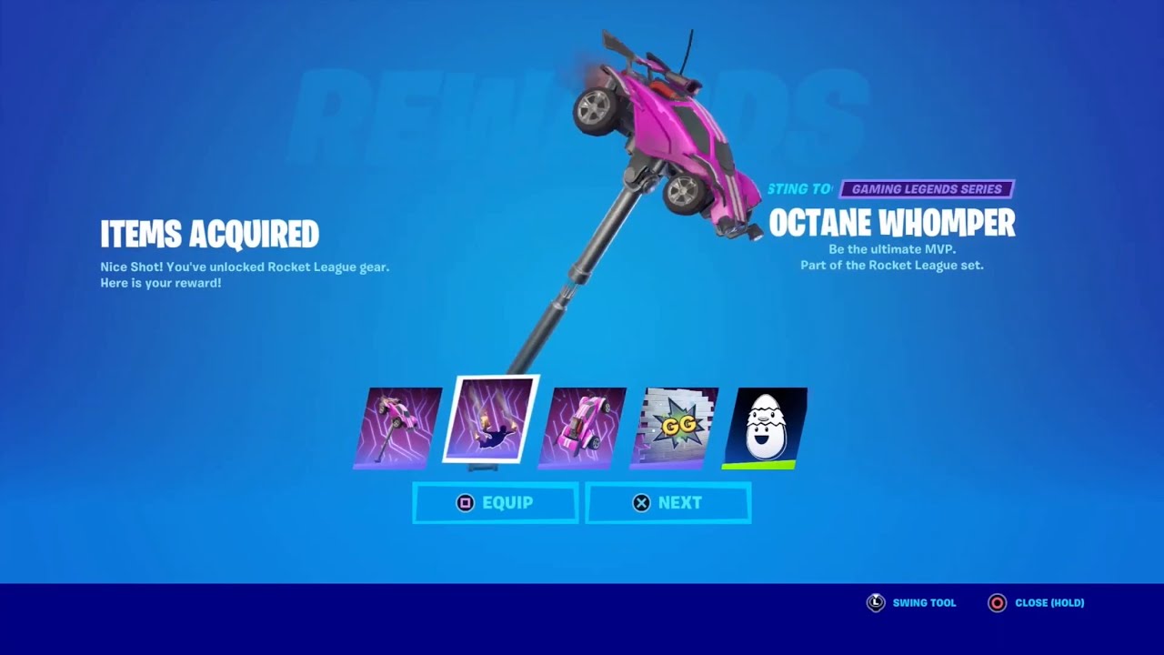 Unlocking Llama Rama 3.0 Rewards In Fortnite (Rocket League Sideswipe)