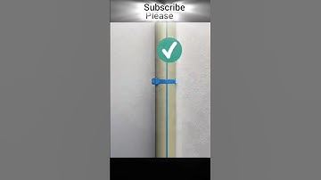 How to Secure a Water Pipe on Plasterboard Using Plastic Zip Ties.#short #mk_technical_zone