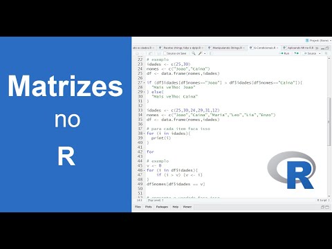 Matrizes na linguagem R (Curso para iniciantes - Aula 12)
