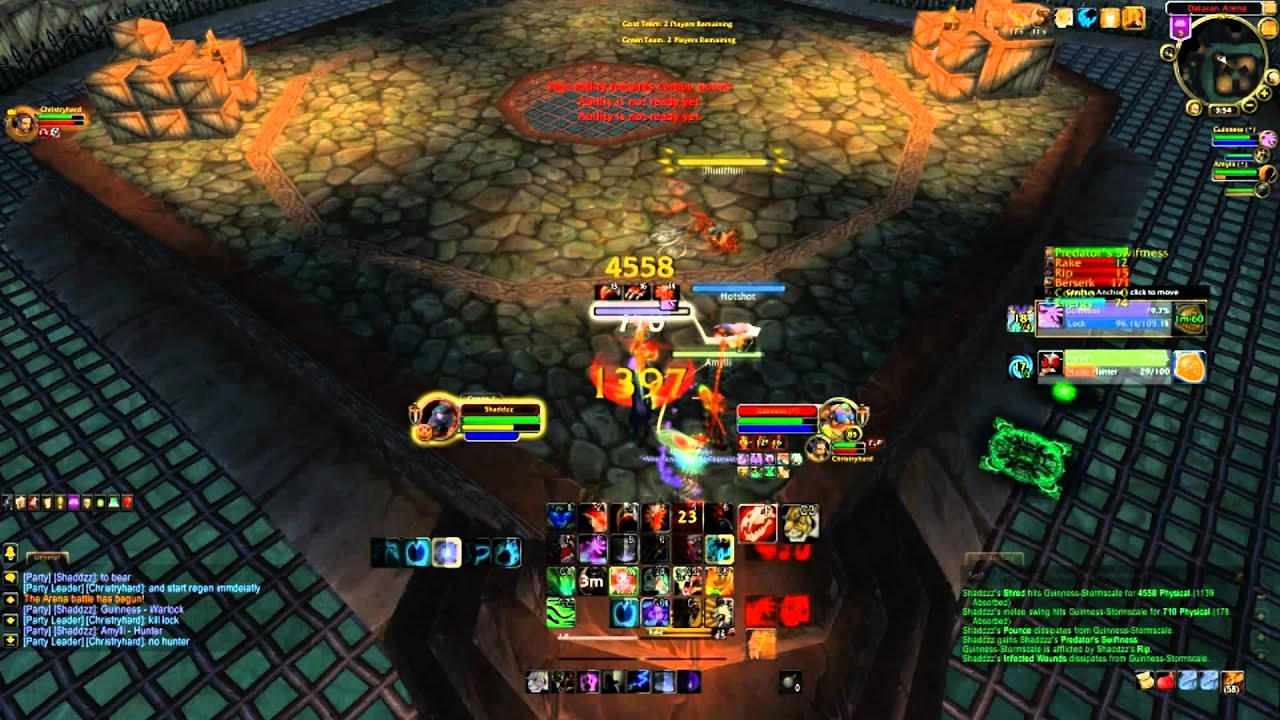 WoW PvP Arena 2v2 Feral Druid / Warrior