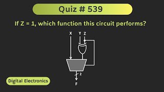 How to Design a Subtractor using Full-Adder (Digital Electronics) | Quiz # 539